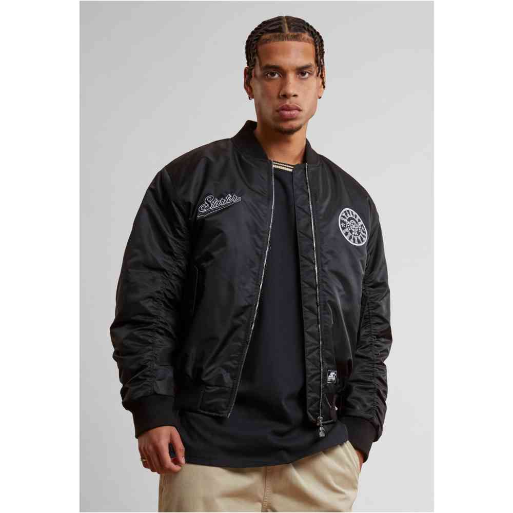 Starter Black Label - Patch Bomberjacke - Schwarz